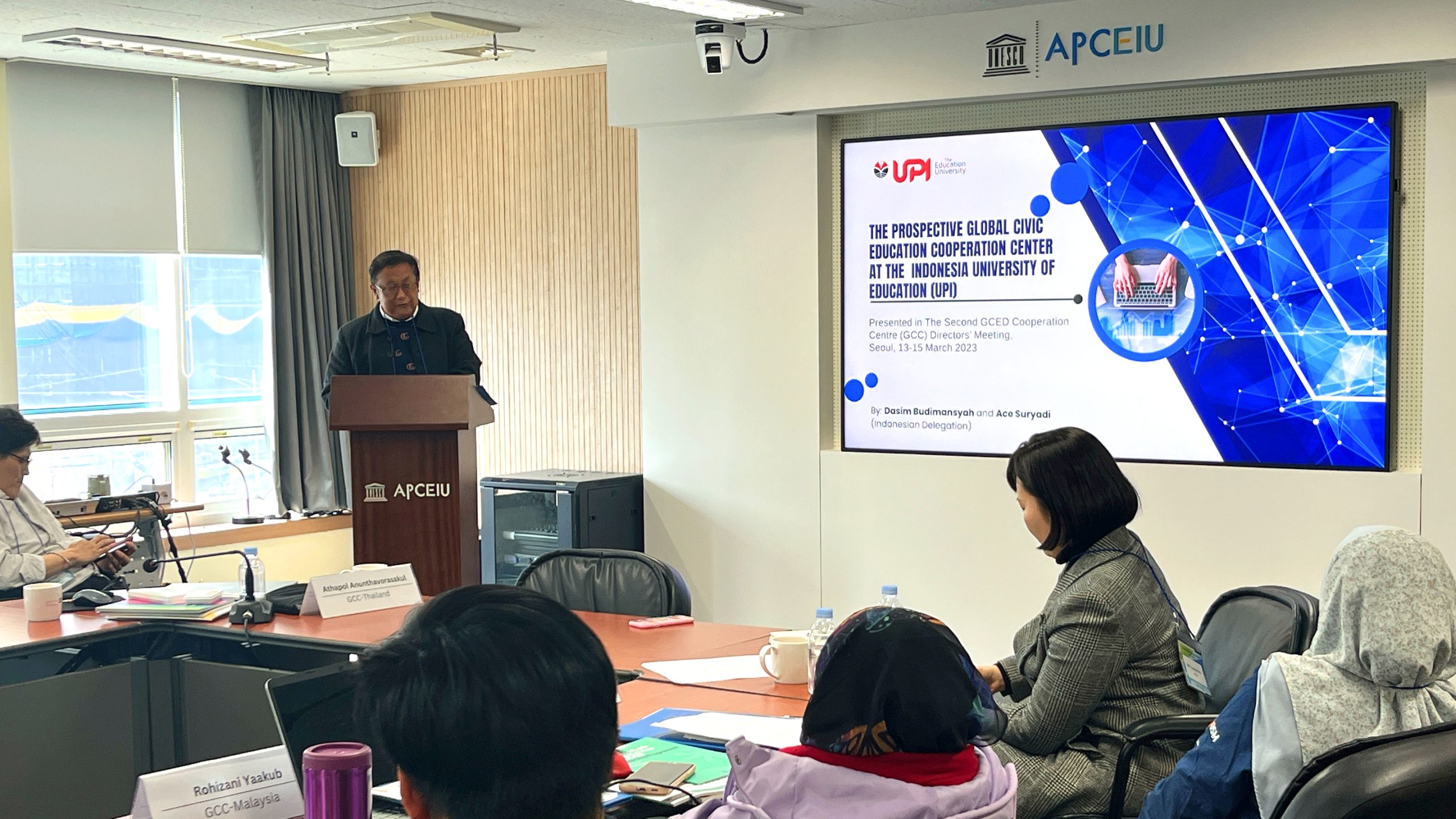 UPI Berpartisipasi dalam Program Asia-Pacific Center of Education for International Understanding (APCEIU) di Korea