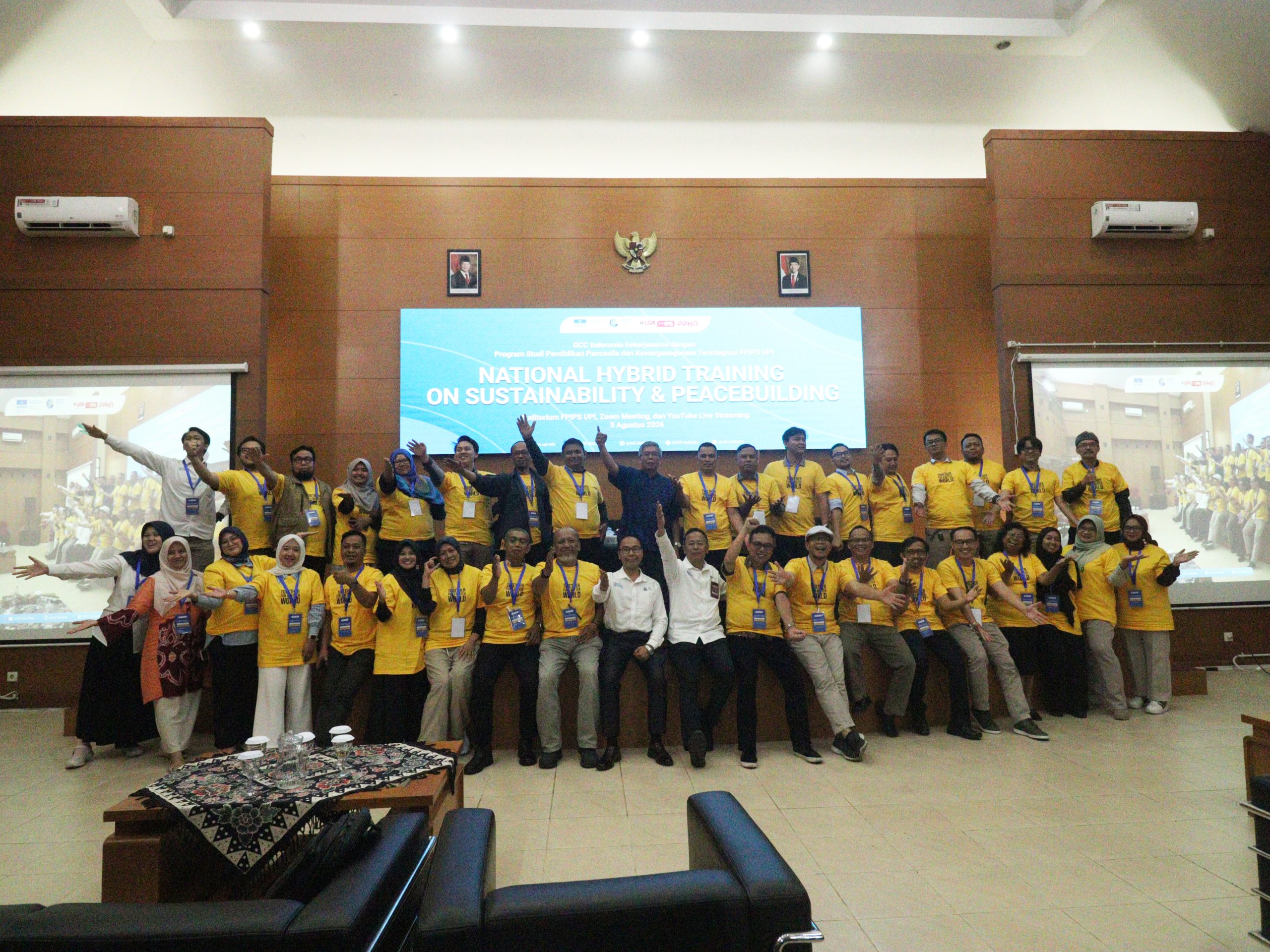 GCC Indonesia dan Program Studi PPKN FPIPS Dorong Dosen Jadi Agen Perubahan Lewat Pelatihan Bina Damai dan Keberlanjutan